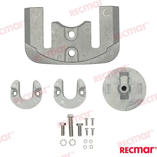 Kit Anodos Bravo 2/3 (zn) Mercruiser 888761Q03