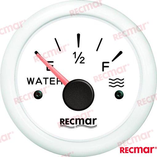 Indicador Nivel Agua Europeo 0-190º Blan Recmar