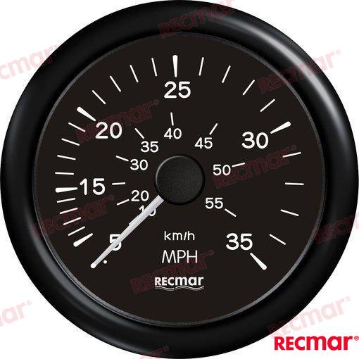 Reloj Cuentamillas 0/35 Mph Negro Recmar
