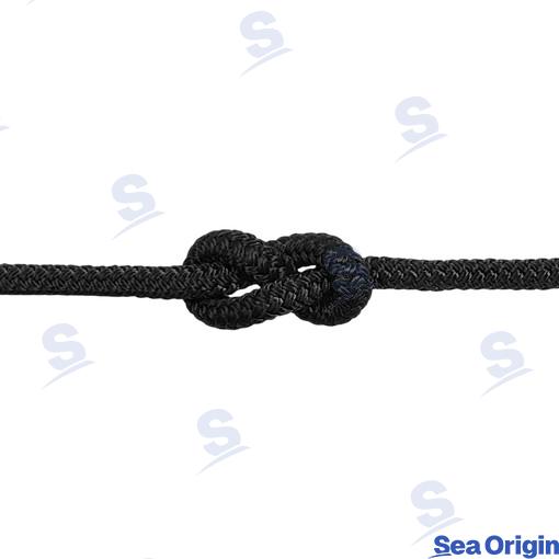 Amarre Doble Trenza Ø16MM 100M Negro Sea Origin