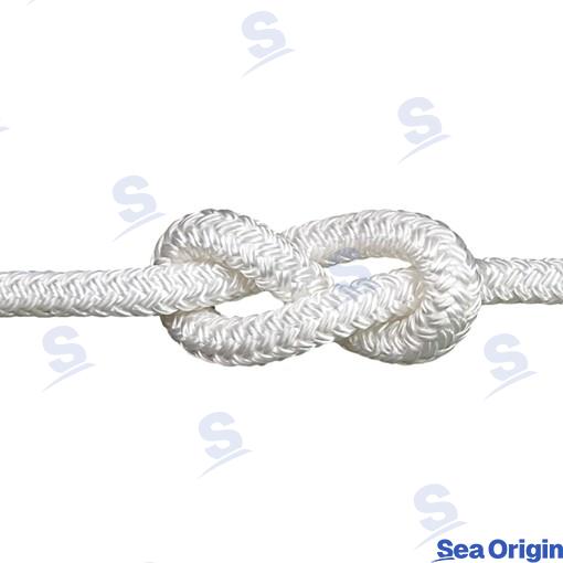 Amarre Doble Trenza Ø22MM 100M Blanco Sea Origin