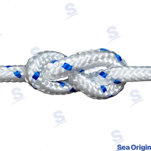 Cabo Ancla Trenz Blanco-azul Ø14MM 200M Sea Origin