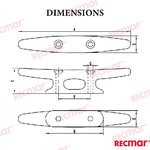 Cornamusa Nylon 3" Recmar
