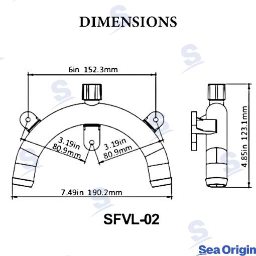 Valvula Antisifon 1" Sea Origin