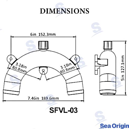 Valvula Antisifon 1-1/2 Sea Origin