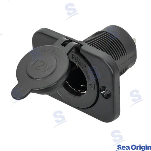 Toma Mechero 12V Negra Montaje Tornillo Sea Origin