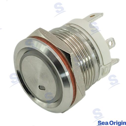 Interruptor Inox 20A (on)-off Mom Blanco Sea Origin