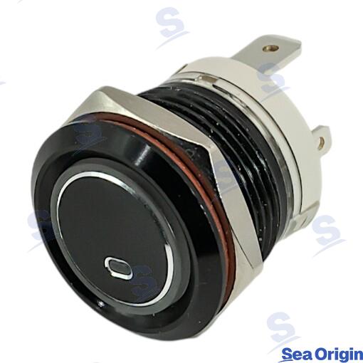 Interruptor Alu Negro 20A (on)-off Bco Sea Origin