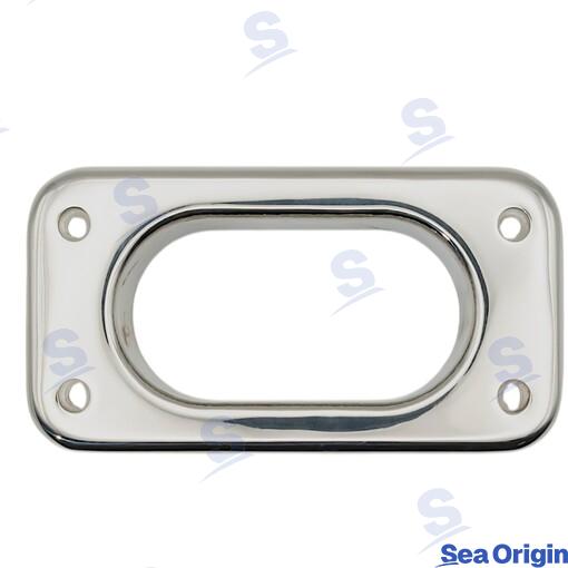 Tragacadenas Oval Rect. SS316 128MM Sea Origin