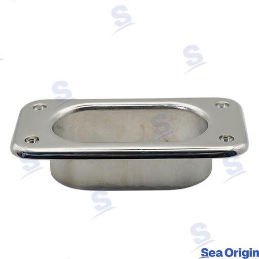 Tragacadenas Oval Rect. SS316 128MM Sea Origin