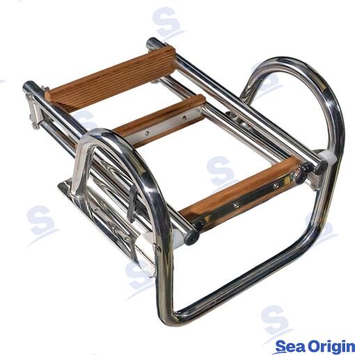 Escalera Plegable Reforzada 3 Peld Std Sea Origin