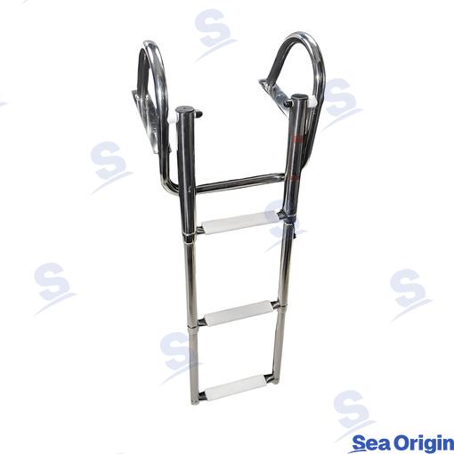 Escalera Telesc 3 Peldaños Con Asas Sea Origin