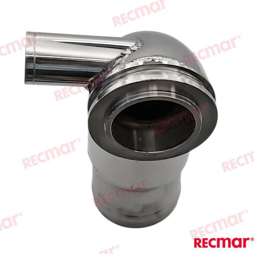 Codo Escape Inox 805602A1 Mercruiser