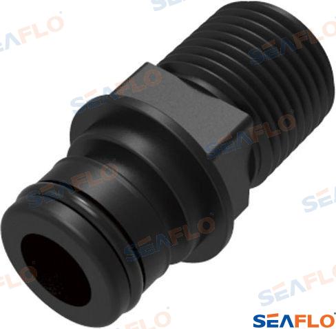 Conector Mnpt C/o-ring 3/4" X 1/2" Mnpt Seaflo