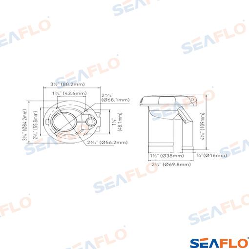 Toma Diésel 38MM Seaflo (Ref. SFCD23804)