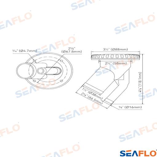 Toma Agua 38MM Seaflo (Ref. SFCW23806A)