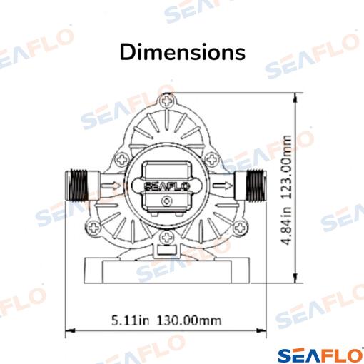 Bomba Presion 12V Serie 33 -11,6L Seaflo