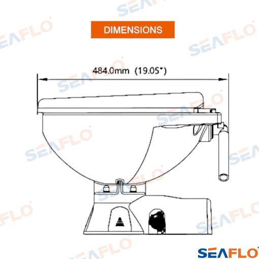 Wc Qf "regular" 24V Seaflo (Ref. SFMTE203R)