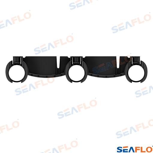 Soporte Portacañas Negro Triple Seaflo (Ref. SFRH04032B)