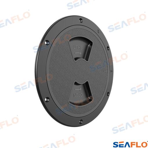Tapa Registro 6" Negro Seaflo