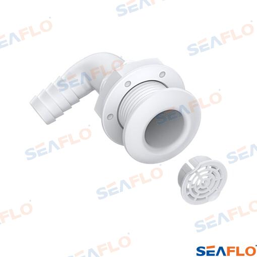 Pasacascos 90º Rejilla 5/8" Seaflo