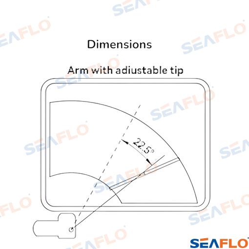 Motor Limpiaparabrisas 12NM 12V 94mm Seaflo