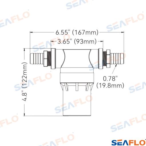 Filtro 3/4" 50µm Seaflo (Ref. SFWS75002)