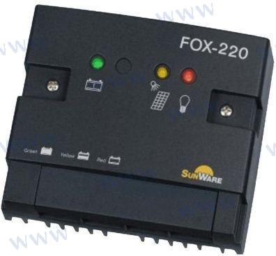 Controlador De Carga FOX-220 20A 12/24V Sunware
