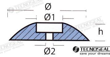Anodo Timon Zinc Ø 190MM Tecnoseal