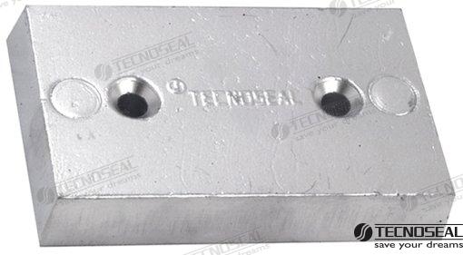 Anodo Rectangular Zinc 455X100X50MM Tecnoseal