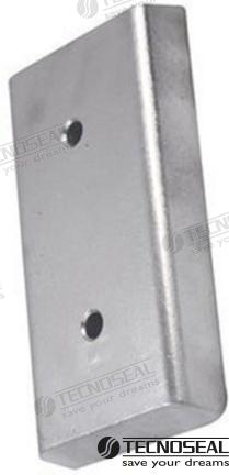 Anodo Rectangular Zinc 400X80X30MM Tecnoseal