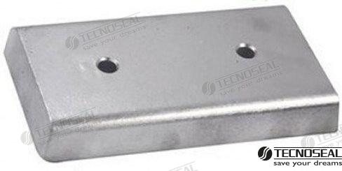 Anodo Rectangular Zinc 200X100X30MM Tecnoseal
