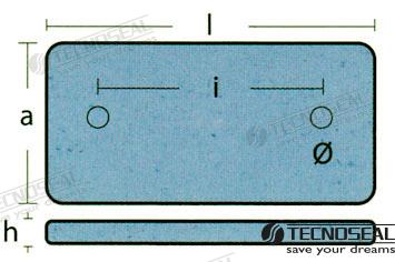 Anodo Caldaia Zinc 300X150X10MM Tecnoseal