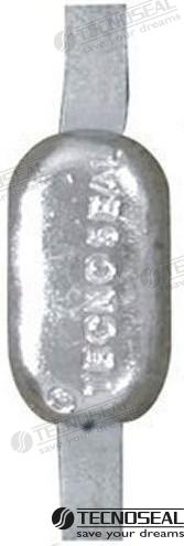 Anodo Oval Aluminio 1 Kg Tecnoseal