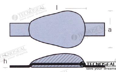Anodo Pez Inserto Zinc 230X25X5MM 1KG Tecnoseal