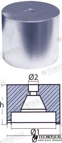 Anodo Riva Mercurius Zinc 3,86KG. Tecnoseal