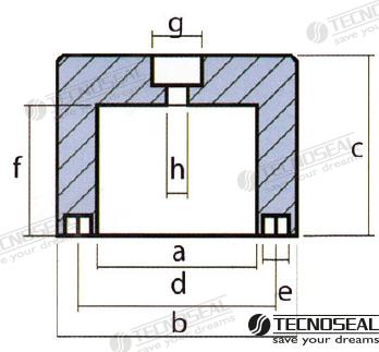 Anodo Riva Dolce Vita Zinc 12,95KG. Tecnoseal