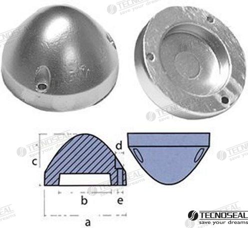 Anodo Max Prop Zinc 39MM. Tecnoseal