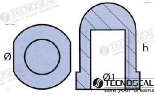 Dado Para Zinc Eje 24MM. Tecnoseal
