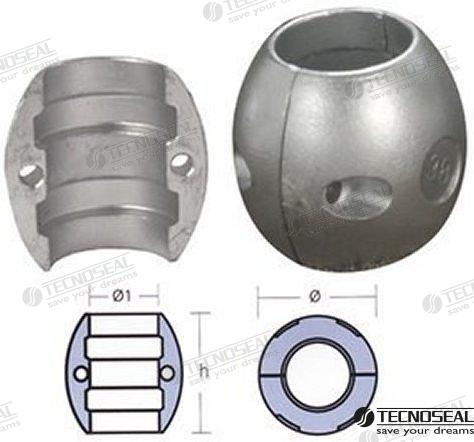 Collarin Zinc Eje 19MM. Tecnoseal