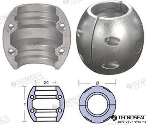 Collarin Zinc Eje 40MM. Tecnoseal