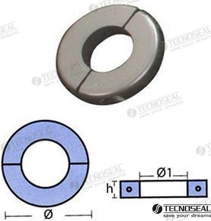 Collar Plano Zinc 40MM. Tecnoseal
