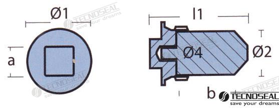 Anodo Refrig. Volvo C/tapon Tecnoseal