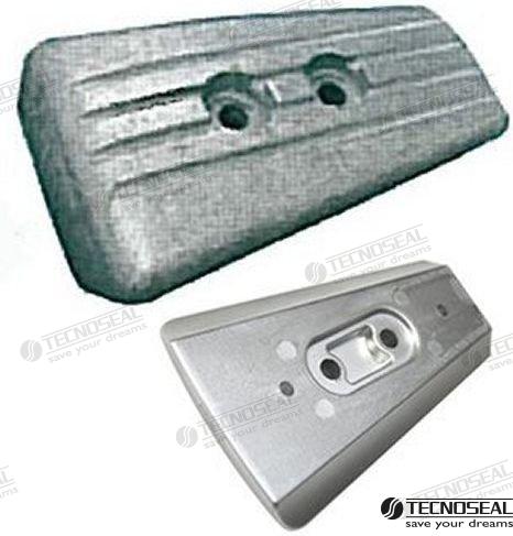 Anodo Placa Volvo Penta Zinc Sxa-dps-a Tecnoseal 3888814