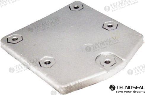 Anodo Alumino Placa Zeus 160X150X16MM Mercruiser 87915QA65