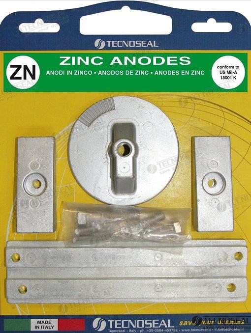 Kit Anodos Zinc Mercury Verado 4 Tecnoseal
