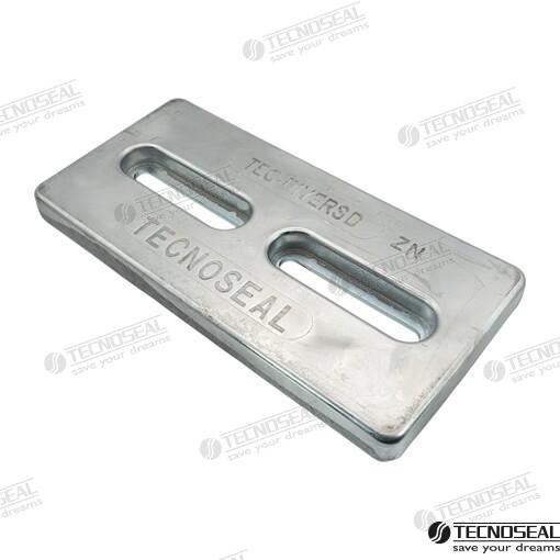 Anodo Placa Zinc Divers 305X152X25MM Tecnoseal