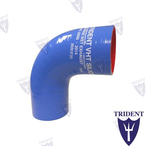 Fuelle Escape Silicona 90º 3 1/2" Trident