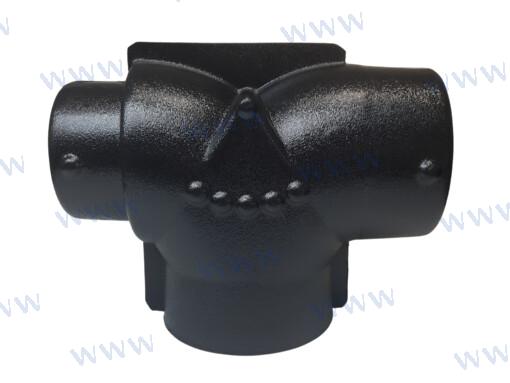 Conexión "t" D125 2 Salidas D100/125 Webasto
