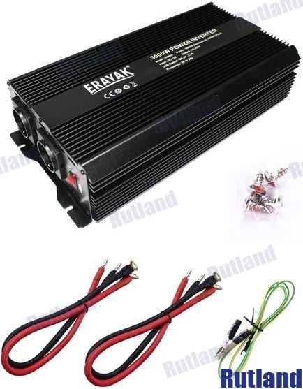 Convertidor 12V Onda Modificada 3.000W Rutland